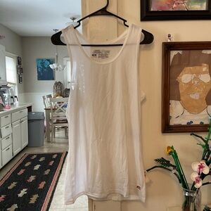 Dickies White Men's Scoop Neck Tank